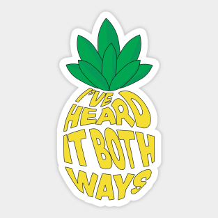 Psych TV Show - I've Heard It Both Ways Sticker